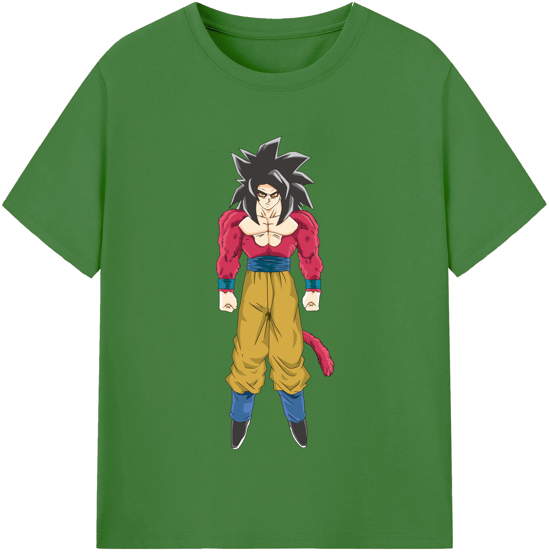 （画像用） ドラゴンボール 孫悟空（そん ごくう）Son Goku カカロット DRAGON BALL Kakarotto レディースカジュアルプリントTシャツ（綿100％）